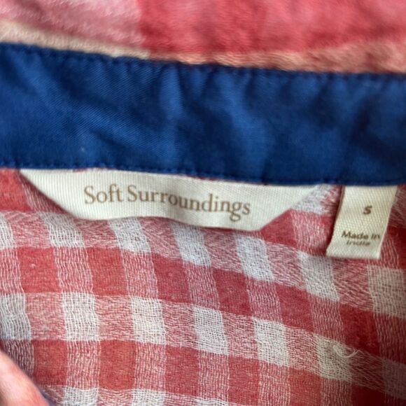 Soft Surroundings plaid tunic - Picture 4 of 5